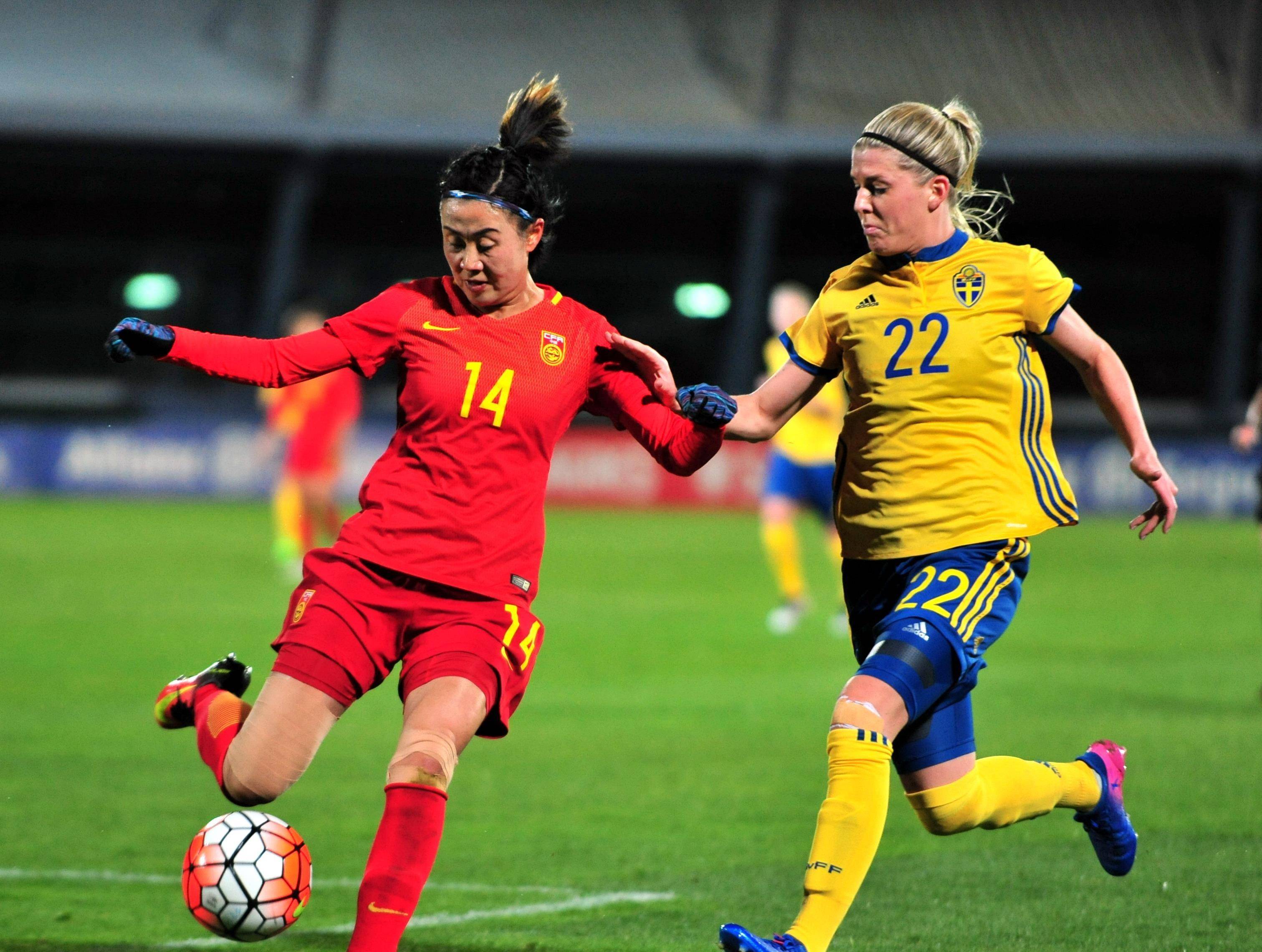 国际女子足球赛事上，中国队再次获得胜利