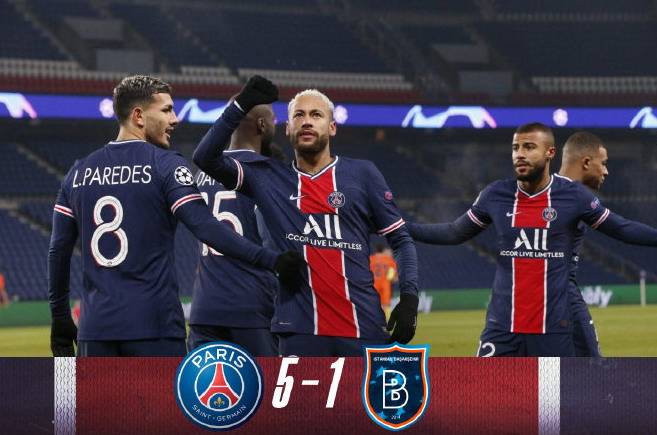 包含巴黎圣日耳曼大胜图卢兹，内马尔攻入帽子戏法的词条