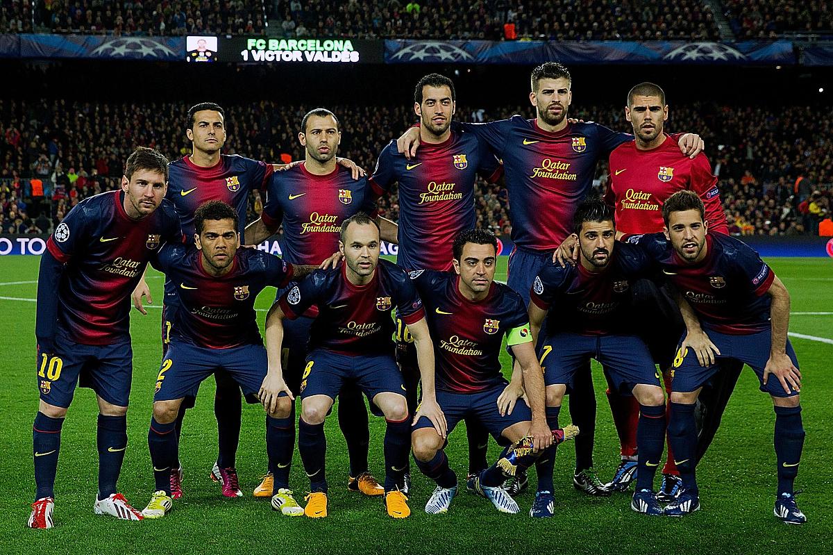 巴塞罗那大胜对手，领跑小组